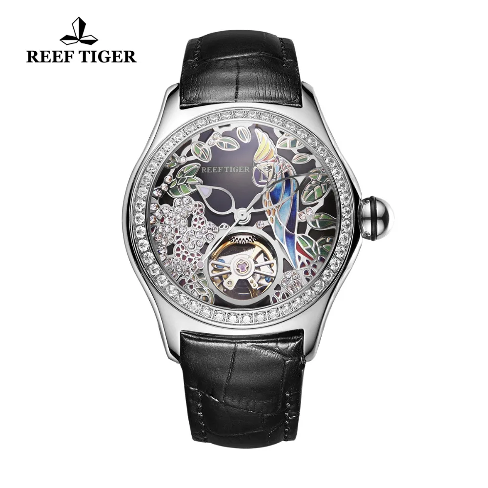 Reef Tiger/RT Top Brand Fashion Watches for Women Leather Band Steel Watch Automatic Tourbillon Watches RGA7105
Reef Tiger/RT Top Brand Fashion Watches for Women Leather Band Steel Watch Automatic Tourbillon Watches RGA7105