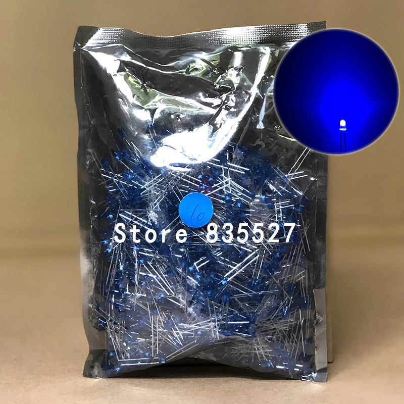 1000pcs/lot 3mm blue in the color DIP Round LED light emitting diode short legs For DIY lights LEDS Light Beads New original F3
1000pcs/lot 3mm blue in the color DIP Round LED light emitting diode short legs For DIY lights LEDS Light Beads New original F3