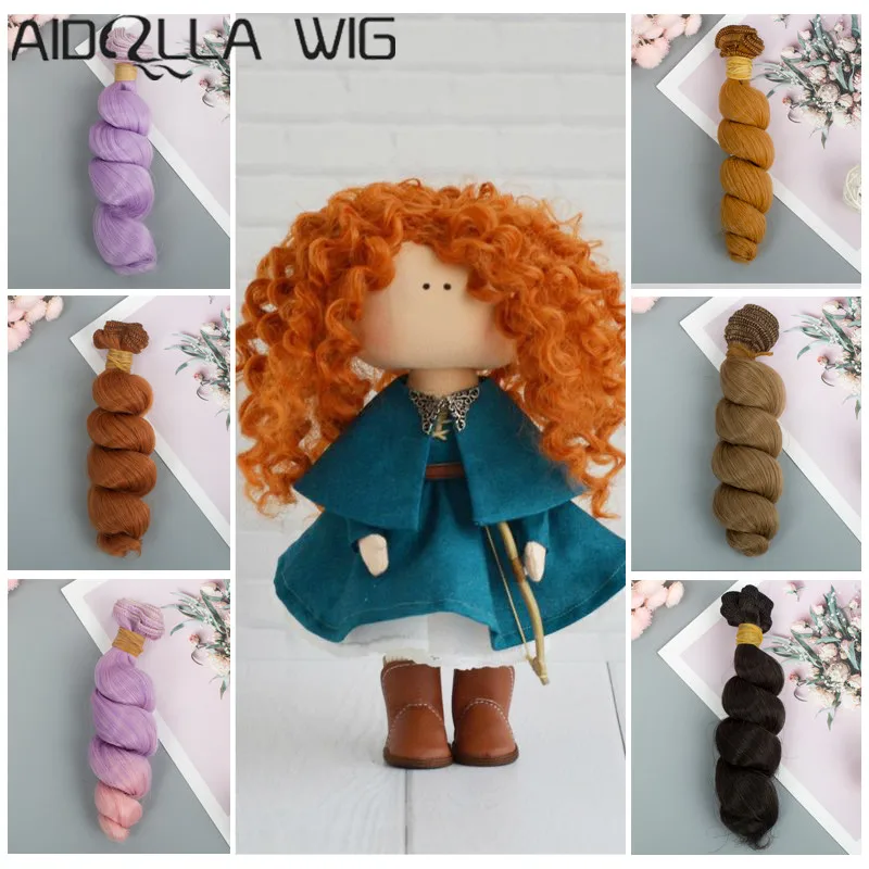 1pcs 15cm Doll Accessories Roman Curly Synthetic Fiber Brown Khaki Grey Black Wig Hair for Doll Wigs High-temperature Wire
1pcs 15cm Doll Accessories Roman Curly Synthetic Fiber Brown Khaki Grey Black Wig Hair for Doll Wigs High-temperature Wire