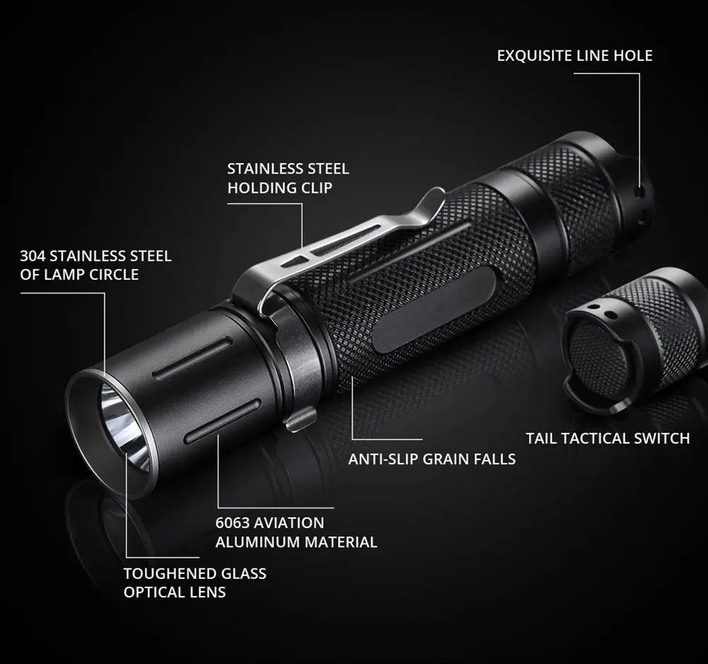 AloneFire X001 high power LED Flashlight XML L2 waterproof Handheld spotlight Outdoor climbing led torch | Лампы и освещение