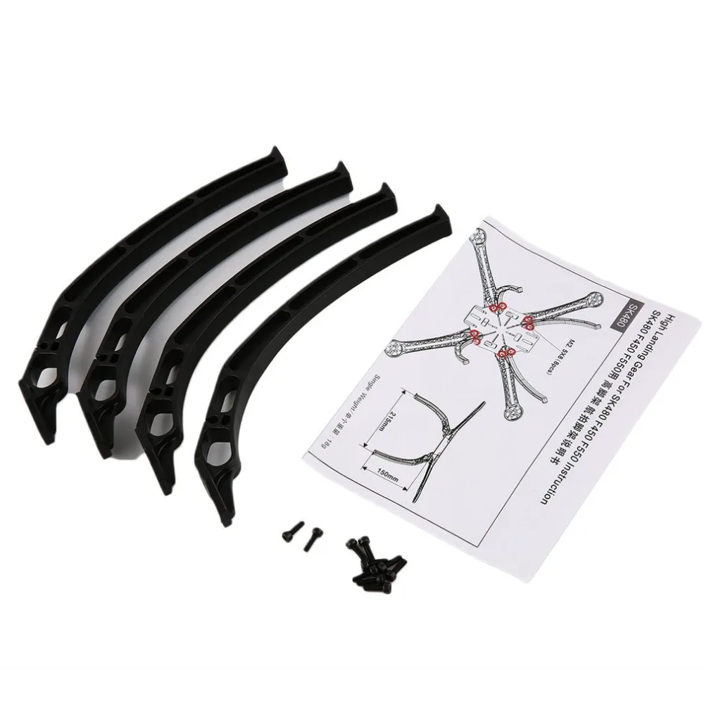 4pcs Tall Landing Skids Gear Drone Legs Wheels Tripod for DJI F450 F550 SK480 FPV Quadcopter Helicopter Drone UAV
4pcs Tall Landing Skids Gear Drone Legs Wheels Tripod for DJI F450 F550 SK480 FPV Quadcopter Helicopter Drone UAV