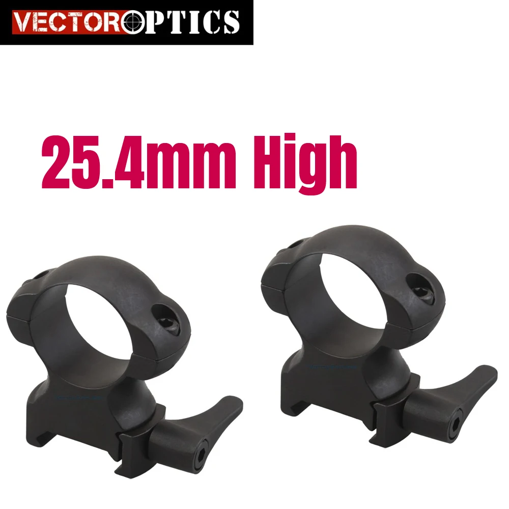 Vector Optics High Profile Quick Release 25.4mm 1 Inch Steel Scope Rings Mount with Lever 27mm 1.1 Inch Height Detach
Vector Optics High Profile Quick Release 25.4mm 1 Inch Steel Scope Rings Mount with Lever 27mm 1.1 Inch Height Detach