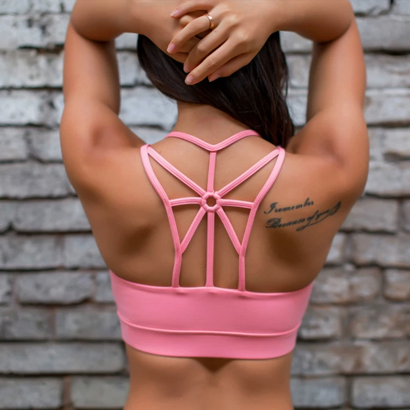 New Fitness Yoga Top Sports Underwear Breathable Padded Bra Cotton Fabric Gym Crop Tops for Women Sport
New Fitness Yoga Top Sports Underwear Breathable Padded Bra Cotton Fabric Gym Crop Tops for Women Sport