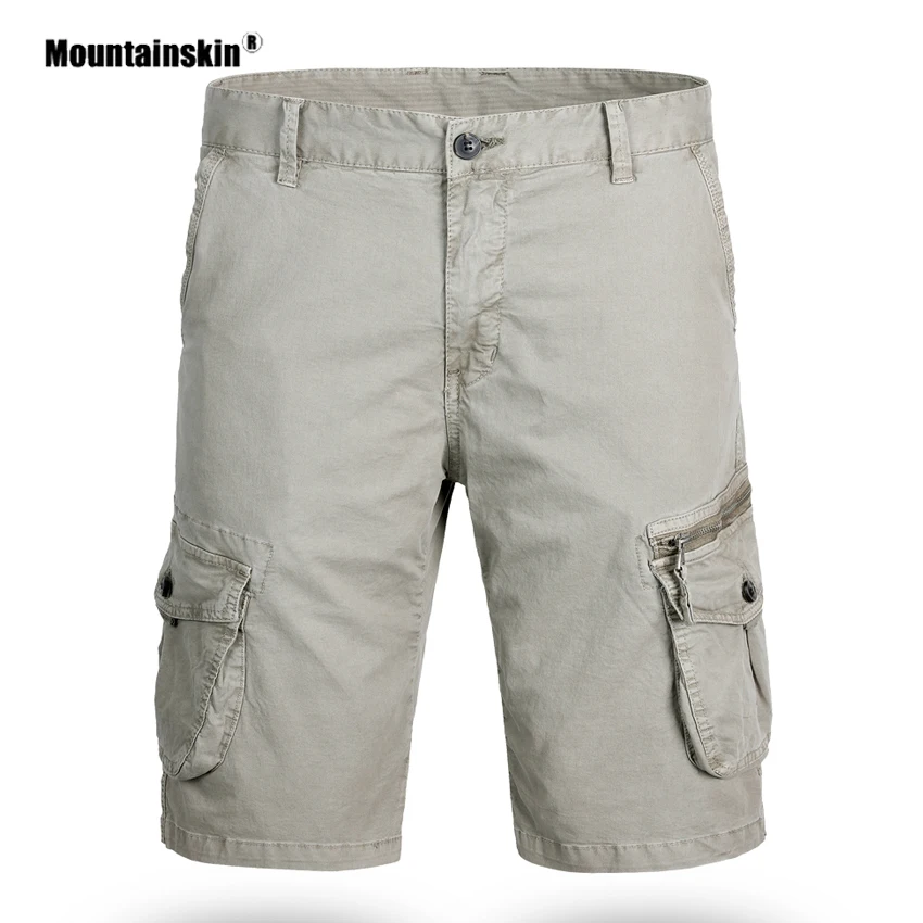 Шорты Mountainskin мужские спортивные однотонные Свободные Штаны для спорта на