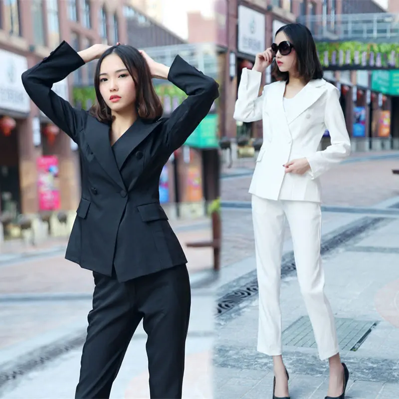 Fashion women's spring suits women's self-cultivation wild autumn suit nine pants suit OL professional business women's clothing
Fashion women's spring suits women's self-cultivation wild autumn suit nine pants suit OL professional business women's clothing