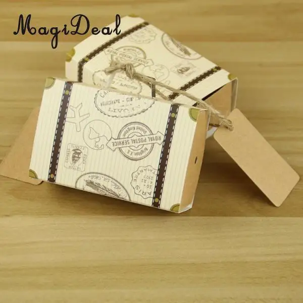 MagiDeal 200pcs Kraft Paper Bon Voyage Suitcase Chocolate Candy Boxes Wedding Birthday Party Gift Favor
MagiDeal 200pcs Kraft Paper Bon Voyage Suitcase Chocolate Candy Boxes Wedding Birthday Party Gift Favor