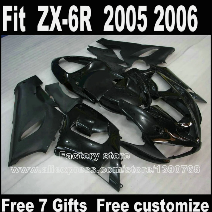 Motorcycle fairings set for Kawasaki ZX6R 2005 2006 all black high grade fairing kit 05 06 ZX-6R Ninja 636 LK91
Motorcycle fairings set for Kawasaki ZX6R 2005 2006 all black high grade fairing kit 05 06 ZX-6R Ninja 636 LK91