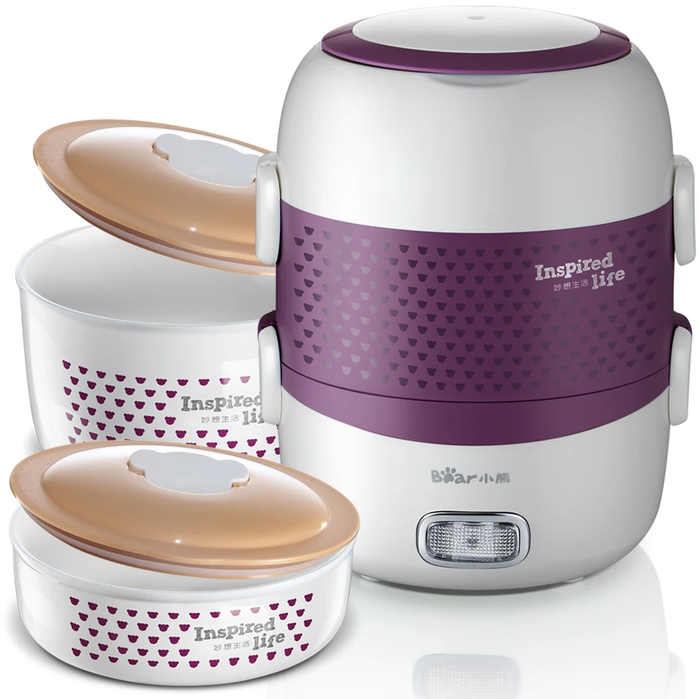Bear Portable Electric Heating Lunch Box Ceramic Inner Container Rice Cooker Double Layer Can Insert Healthy Food Warmer
Bear Portable Electric Heating Lunch Box Ceramic Inner Container Rice Cooker Double Layer Can Insert Healthy Food Warmer