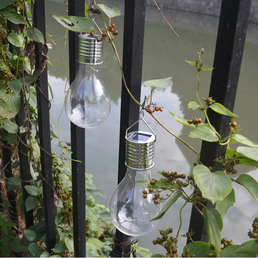 Home Garden Solar Light Bulb Waterproof Solar Rotatable Outdoor Garden Hanging Led Light Lamp 7 Colors Lights Lampara Techo
Home Garden Solar Light Bulb Waterproof Solar Rotatable Outdoor Garden Hanging Led Light Lamp 7 Colors Lights Lampara Techo
