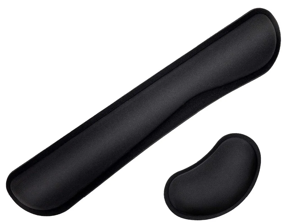 Fanshu Ergonomic Memory Foam Mouse Pad Keyboard Wrist Rest Support for Easy Typing Wrist Pain Relief for Office/Gaming/PC/Laptop
Fanshu Ergonomic Memory Foam Mouse Pad Keyboard Wrist Rest Support for Easy Typing Wrist Pain Relief for Office/Gaming/PC/Laptop