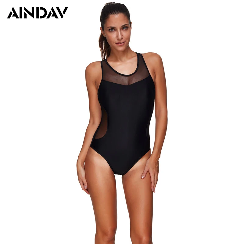 2020 New Solid Sexy Mesh One Piece Swimsuit Black Monokini Bodysuit Vintage Swimming Suit Plus Size High Cut Bathing Suit
2020 New Solid Sexy Mesh One Piece Swimsuit Black Monokini Bodysuit Vintage Swimming Suit Plus Size High Cut Bathing Suit