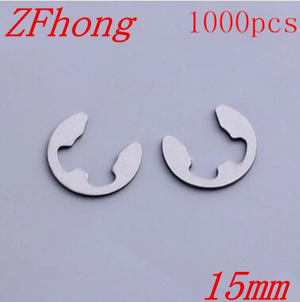 500pcs DIN6799 M15 15mm Stainless Steel E circlips retaining ring for shafts