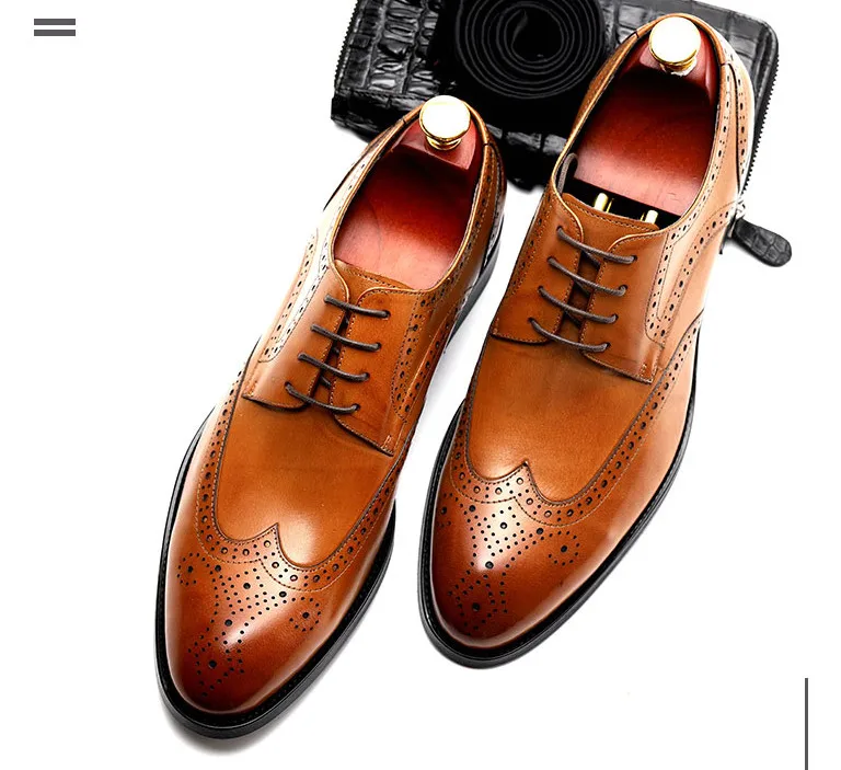 Retro England Style Fashion Round Toes Genuine Leather Business Lace Up Dress Shoes Men Solid Spring Autumn Flat Office Shoes
Retro England Style Fashion Round Toes Genuine Leather Business Lace Up Dress Shoes Men Solid Spring Autumn Flat Office Shoes
