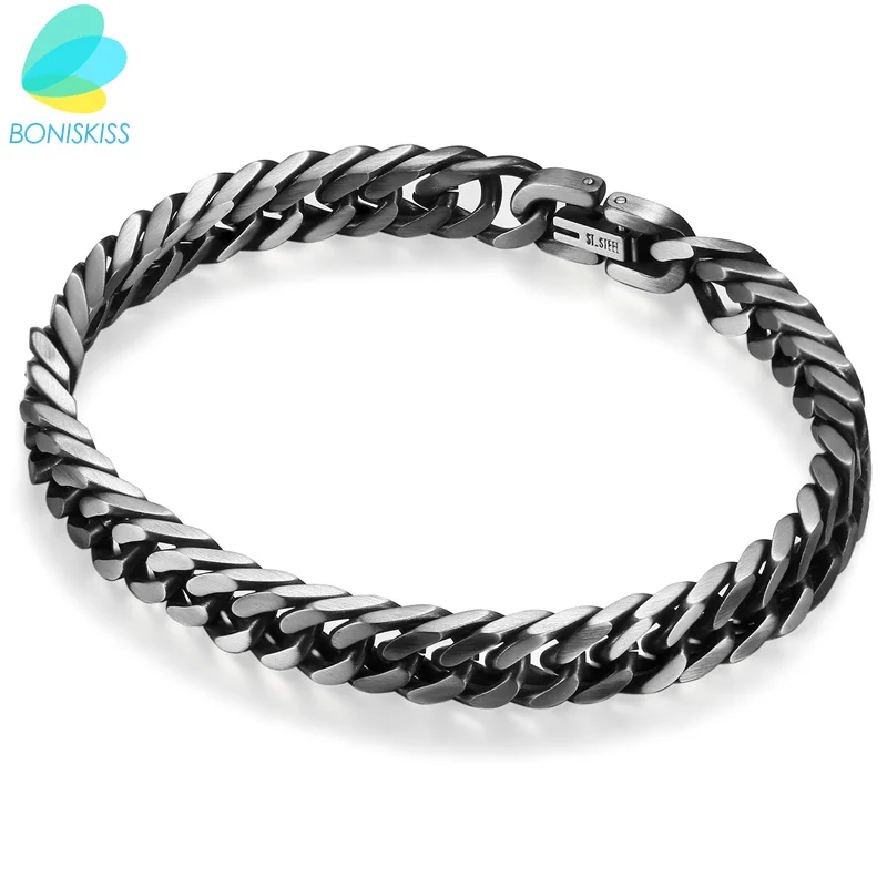Boniskiss 2020 Vintage 8/10/12mm Stainless Steel Bracelet Men Fashion Rhombus Chain Link Men Bracelets & Bangles Jewelry Gifts
Boniskiss 2020 Vintage 8/10/12mm Stainless Steel Bracelet Men Fashion Rhombus Chain Link Men Bracelets & Bangles Jewelry Gifts