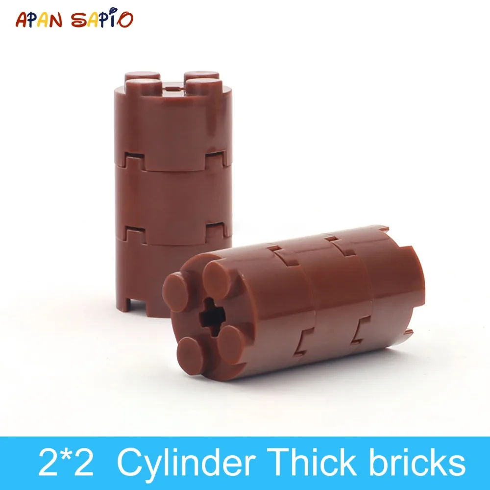 50pcs DIY Building Blocks Thick Figures Bricks Cylinder 2x2Dots Educational Creative Size Compatible With 6143 Toys for Children
50pcs DIY Building Blocks Thick Figures Bricks Cylinder 2x2Dots Educational Creative Size Compatible With 6143 Toys for Children