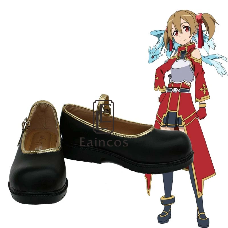 Обувь для костюмированной вечеринки из аниме Sword Art Online SAO Silica на заказ|shoe favor|shoes