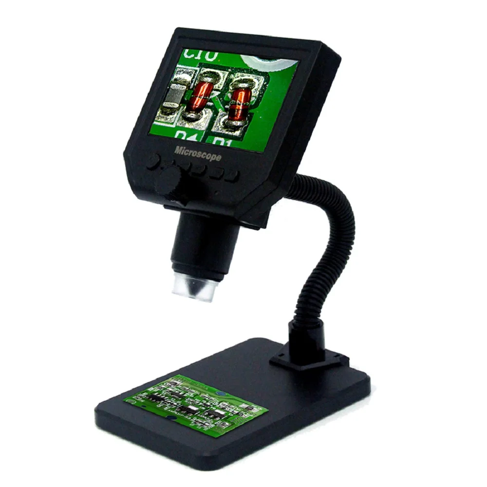 MUSTOOL G600 600X Electronic USB Microscope Digital Soldering Video Camera 4.3 Inch LCD Magnifying Camera Curved Tube Bracket
MUSTOOL G600 600X Electronic USB Microscope Digital Soldering Video Camera 4.3 Inch LCD Magnifying Camera Curved Tube Bracket