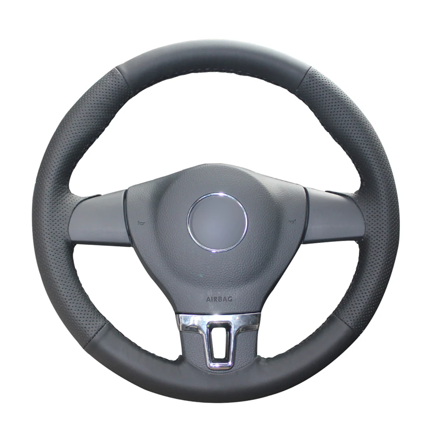 Hand-stitched Black PU Artificial Leather Car Steering Wheel Cover for Volkswagen VW Sharan Passat Variant EOS Amarok California
Hand-stitched Black PU Artificial Leather Car Steering Wheel Cover for Volkswagen VW Sharan Passat Variant EOS Amarok California