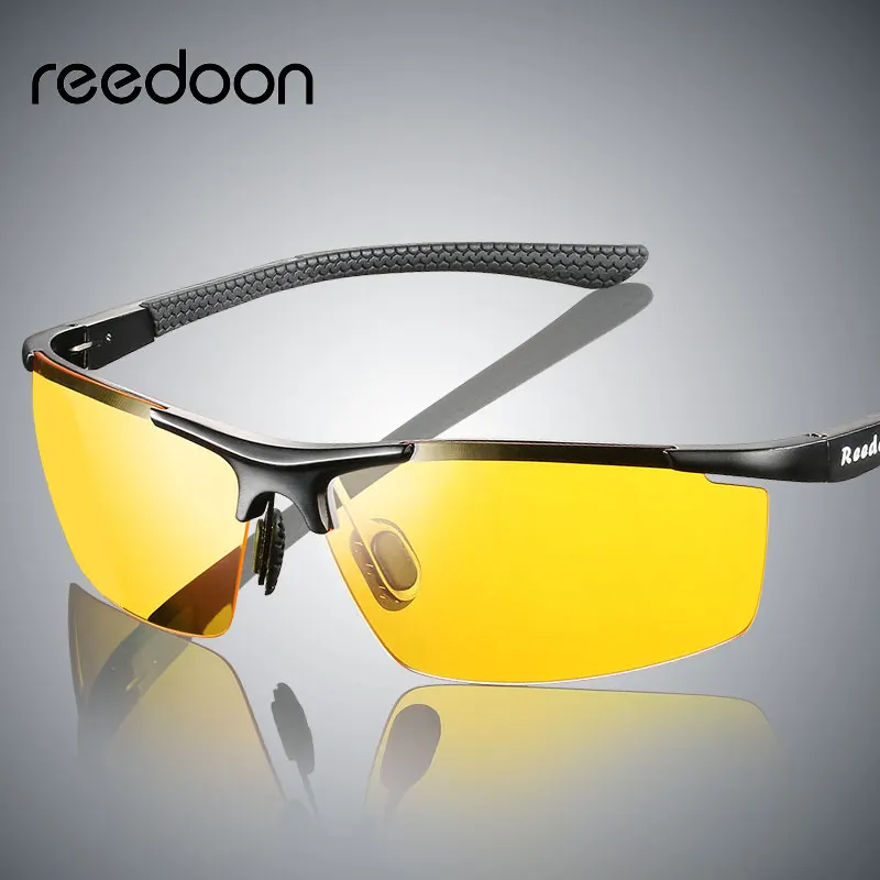Reedoon Night Vision Glasses Polarized Yellow Anti-Glare Lens UV400 Aluminium Magnesium Frame Driving Goggles For Car Drivers
Reedoon Night Vision Glasses Polarized Yellow Anti-Glare Lens UV400 Aluminium Magnesium Frame Driving Goggles For Car Drivers