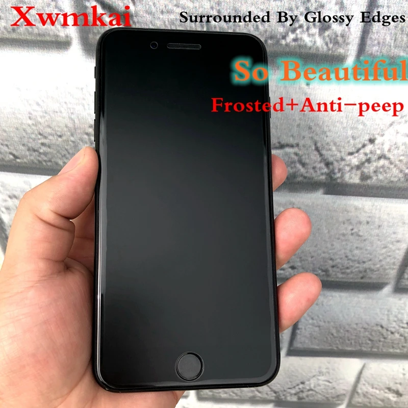 Xwmkai полноэкранное закаленное защитное стекло для Iphone 6S 7 8 Plus новая матовая Защита