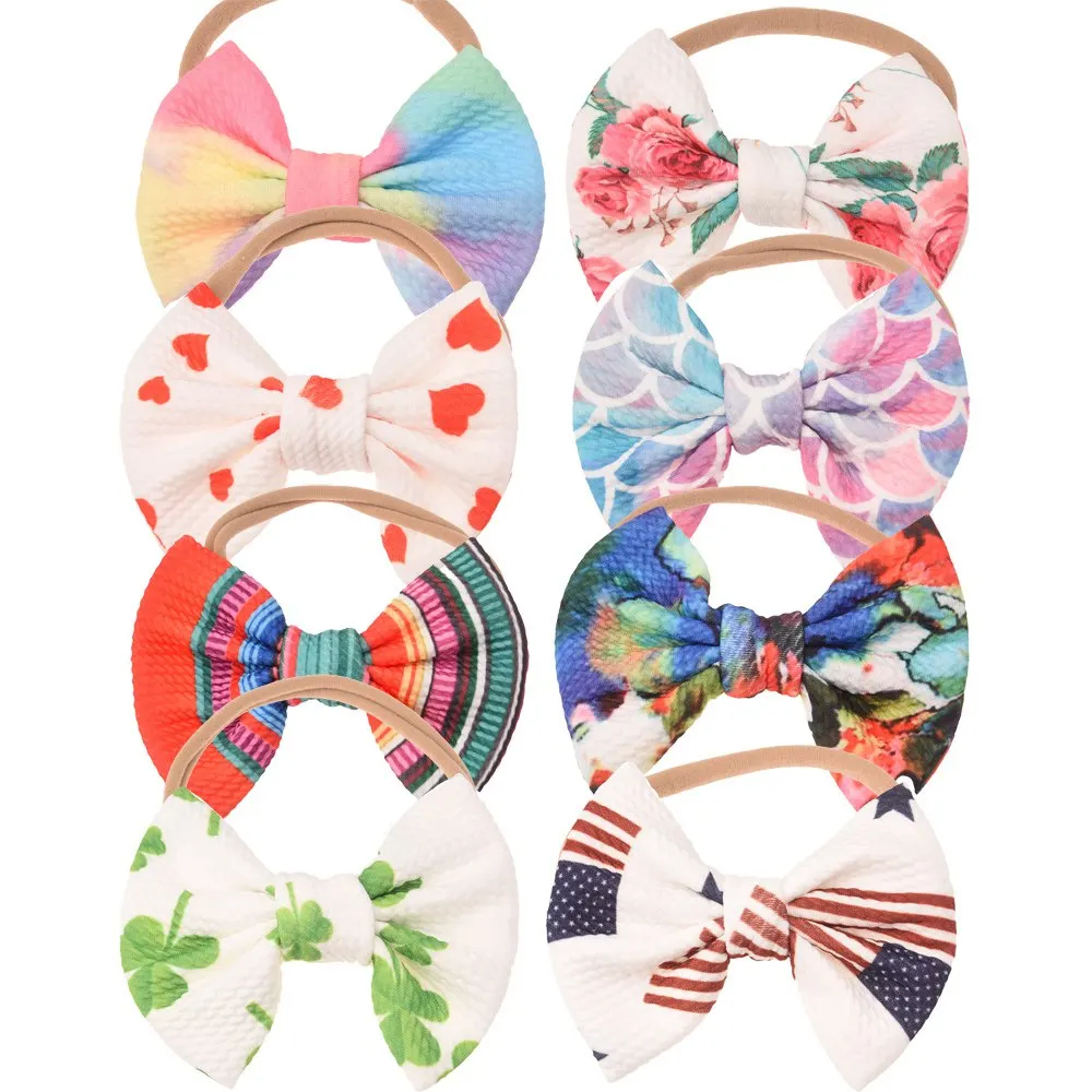 1PCS 4.5inch Printing Bow Nylon Headbands Cute Hair Accessories Bow Headbands Boutique Hair Bows Headwrap
1PCS 4.5inch Printing Bow Nylon Headbands Cute Hair Accessories Bow Headbands Boutique Hair Bows Headwrap