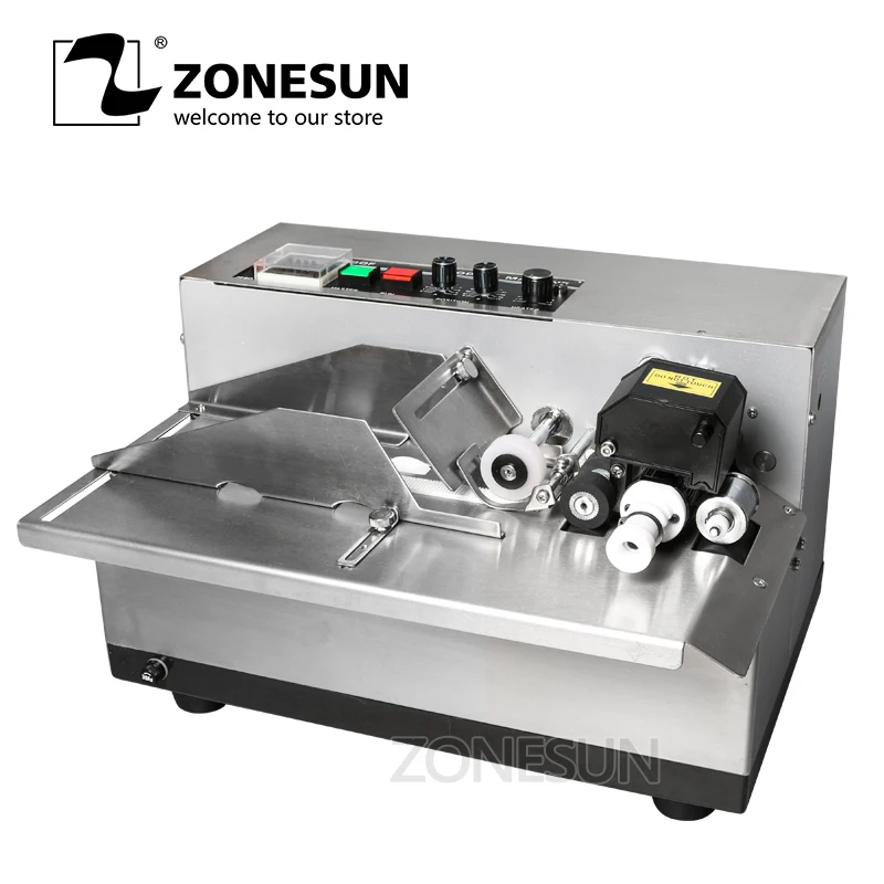 Фото ZONESUN MY 380 чернильная рулонная кодирующая машина карточный принтер печатная для