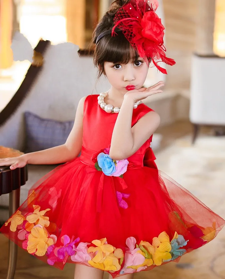 big bow petal sweet girl dress children Performance Costume sleeveless Birthday party dresses 3-10 Years
big bow petal sweet girl dress children Performance Costume sleeveless Birthday party dresses 3-10 Years