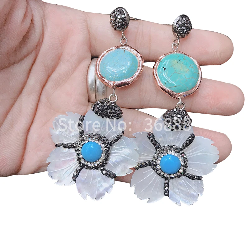 Fashionable and simple, luxurious and elegant conch earrings, individual matching flower earrings and earrings jewelry
Fashionable and simple, luxurious and elegant conch earrings, individual matching flower earrings and earrings jewelry