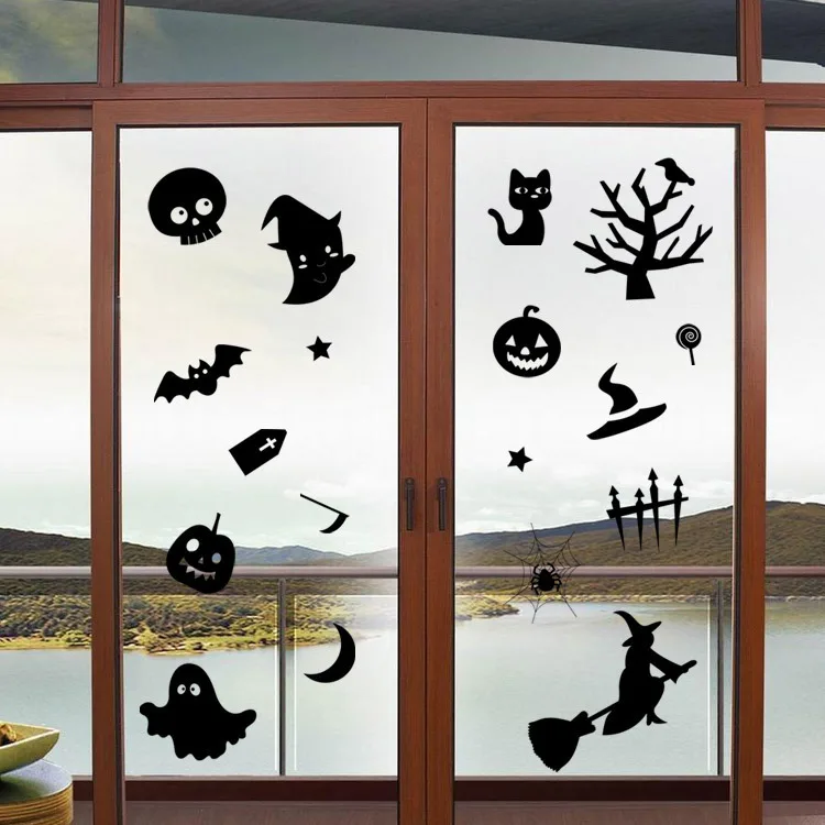 9425 Witch Ghost Pumpkin Halloween Stickers Home And School Wall Decals Halloween Decorations For Shopwindow Wardrobe And Door
9425 Witch Ghost Pumpkin Halloween Stickers Home And School Wall Decals Halloween Decorations For Shopwindow Wardrobe And Door
