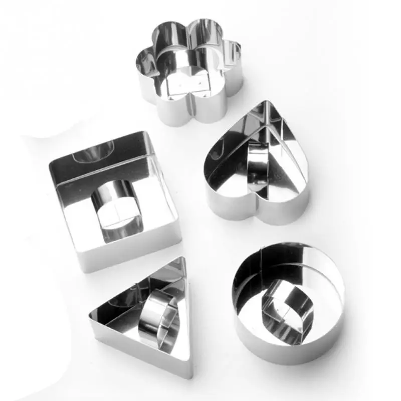 Pastry Round Square Heart Forms For Cheese Pan Mousses Cake Mould Sectional Shape Baking Dish Dessert Ring Bakeware Mold
Pastry Round Square Heart Forms For Cheese Pan Mousses Cake Mould Sectional Shape Baking Dish Dessert Ring Bakeware Mold