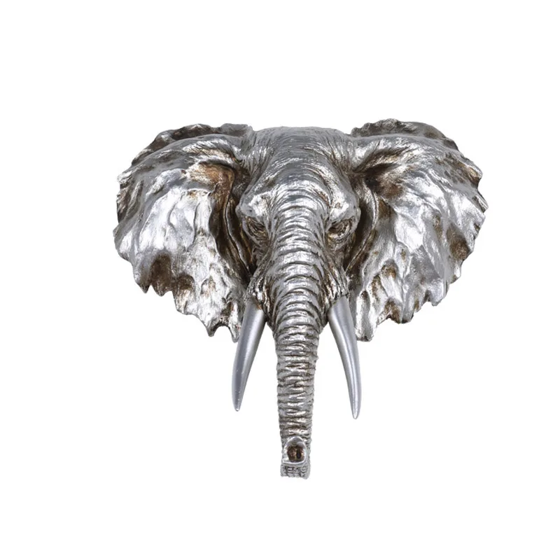 European Elephant Sculpture Hanging Decoration Resin Animal Head Statue Modern Home Wall Decoration Ornament Artwork Craft
European Elephant Sculpture Hanging Decoration Resin Animal Head Statue Modern Home Wall Decoration Ornament Artwork Craft