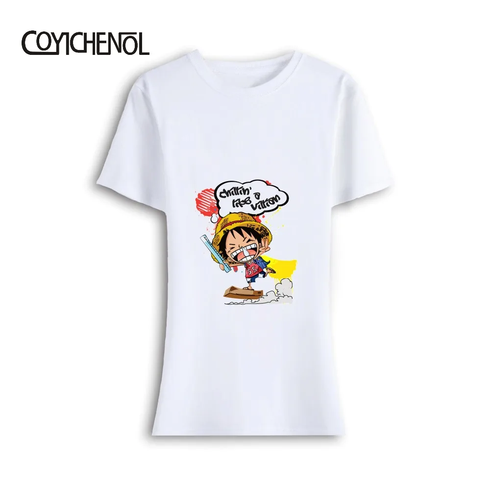 One piece cosplay Anime Monkey D Luffe Modal tee Print o-neck Women slim T-shirt COYICHENOL
One piece cosplay Anime Monkey D Luffe Modal tee Print o-neck Women slim T-shirt COYICHENOL