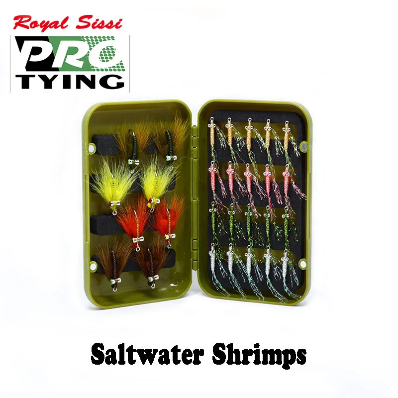 Royal Sissi Pro ручная вязка, 28 шт./кор., морские Нахлыстовые мухи, креветки, для ловли окуня, искусственная приманка для рыбалки
Royal Sissi Pro ручная вязка, 28 шт./кор., морские Нахлыстовые мухи, креветки, для ловли окуня, искусственная приманка для рыбалки