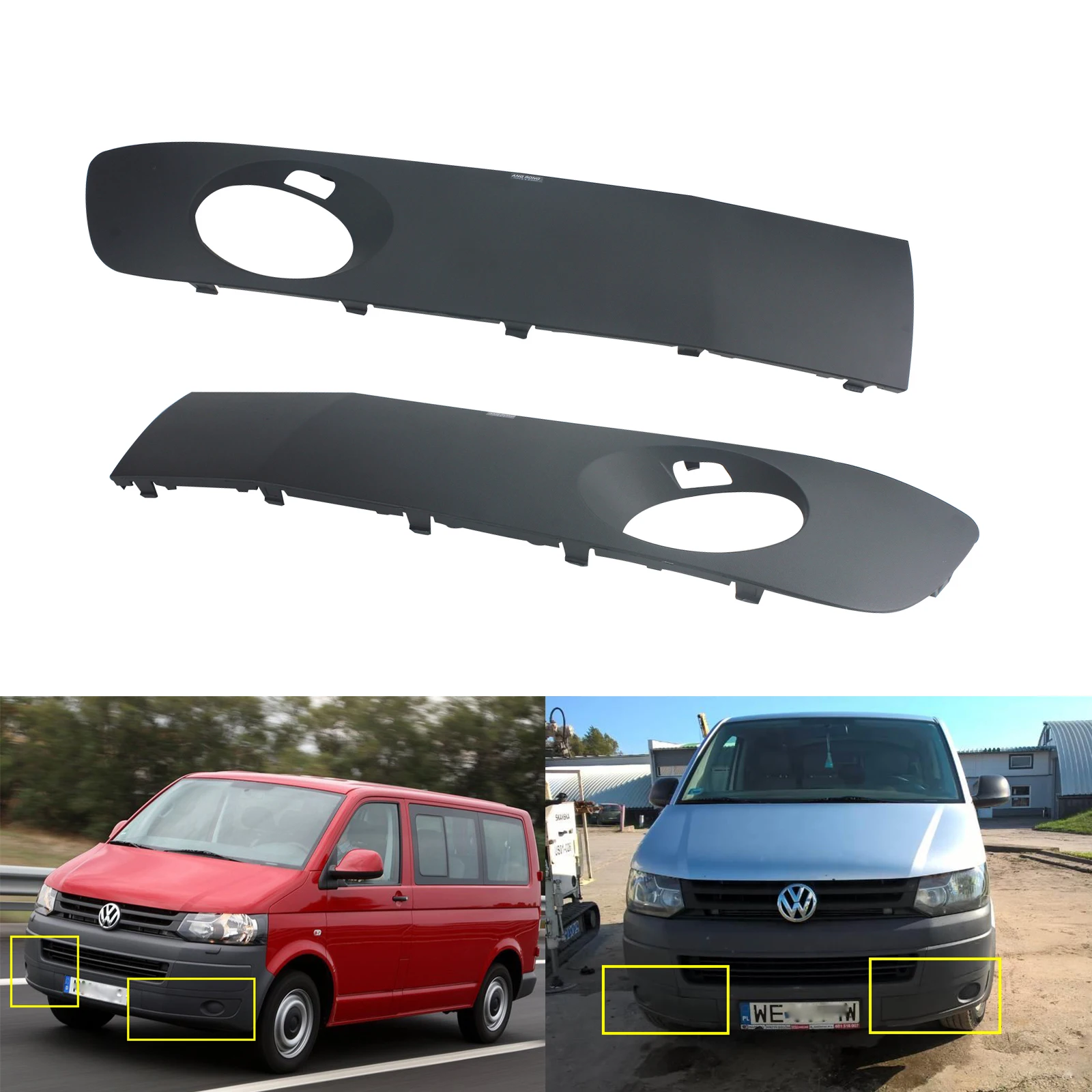 ANGRONG For VW Transporter T5 2010-15 Front Driving Fog Light Cover Grille Pair Left & Right
ANGRONG For VW Transporter T5 2010-15 Front Driving Fog Light Cover Grille Pair Left & Right