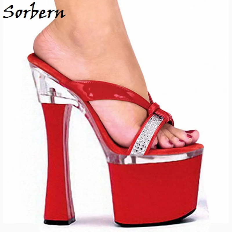 Sorbern Fashion Party Rhinestone Shoes Slippers Summer Designer Brand Custom Color High Heels Platform Size 10 Ladies Slippers
Sorbern Fashion Party Rhinestone Shoes Slippers Summer Designer Brand Custom Color High Heels Platform Size 10 Ladies Slippers