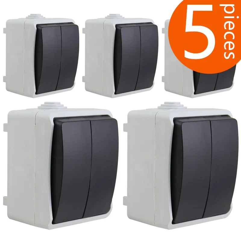 5 pieces Waterproofing grade IP44 kitchen bathroom bathroom wall shuanglian 2 double open control and splash off BND-50-1K1
5 pieces Waterproofing grade IP44 kitchen bathroom bathroom wall shuanglian 2 double open control and splash off BND-50-1K1