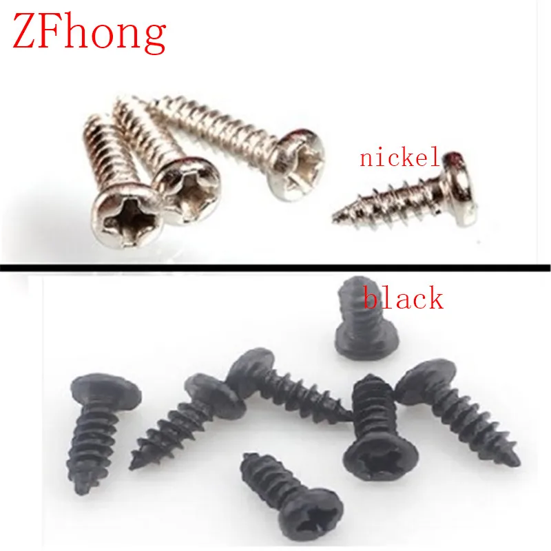 1000pcs M1.2 1.2mm phillips black or nickel plated pan round head head Self Tapping Screws
1000pcs M1.2 1.2mm phillips black or nickel plated pan round head head Self Tapping Screws