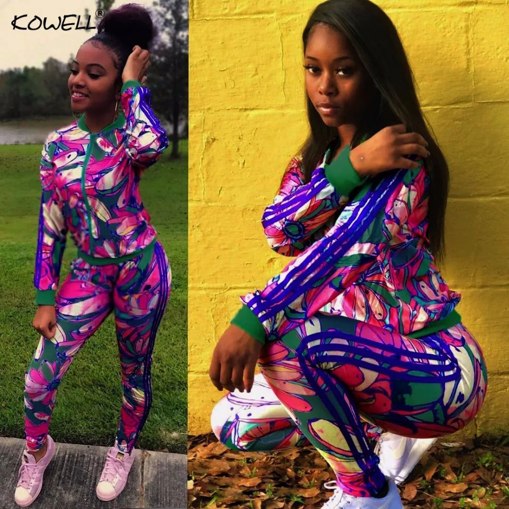 2019 Fashionable 2 Piece Set Women Print Tracksuit Spring Long Sleeve Top Jacket and Long Pants Sexy Two Piece Set Baseball Suit
2019 Fashionable 2 Piece Set Women Print Tracksuit Spring Long Sleeve Top Jacket and Long Pants Sexy Two Piece Set Baseball Suit