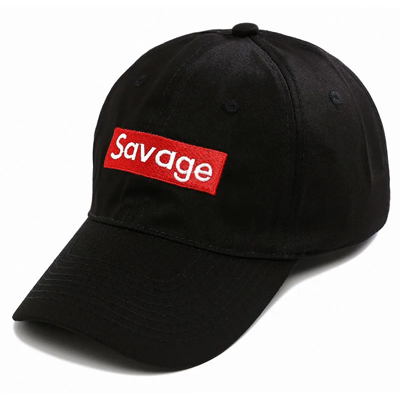 2018 модные Savage Бейсбол Кепки вышивка Для мужчин папа шляпа хлопок кости женщин