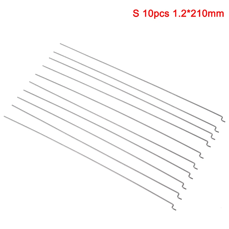 10pcs Z type D1.2mm push rod steel wire push pull rod pushrod for rc aircraft airplane pull push connecting rod
10pcs Z type D1.2mm push rod steel wire push pull rod pushrod for rc aircraft airplane pull push connecting rod