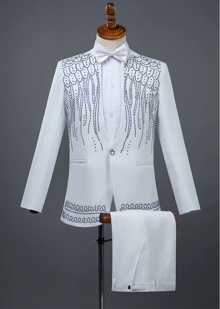 100%real mens black/white chinese style rhinestone performance jacket/party/dance/sing/stage performance/jacket &pants
100%real mens black/white chinese style rhinestone performance jacket/party/dance/sing/stage performance/jacket &pants