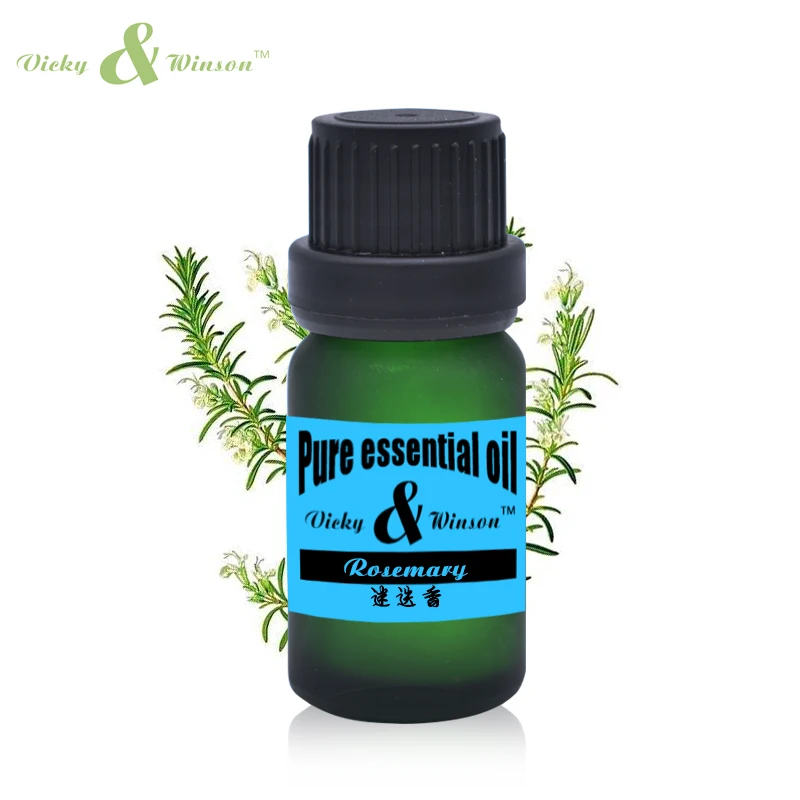 

Vicky&winson Rosemary essential oil 10ml natural Hair growth Firming skin Enhance memory Control mood Rosemary oils VWDF28