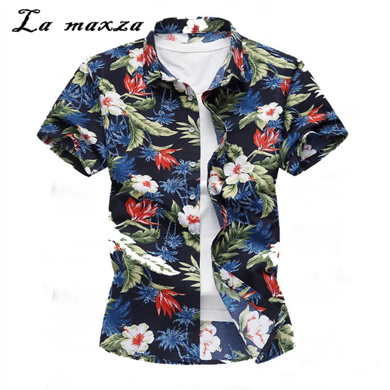 Hawaiian Shirt men summer printing short sleeve plus size mens dress shirts 2019 casual
Hawaiian Shirt men summer printing short sleeve plus size mens dress shirts 2019 casual
