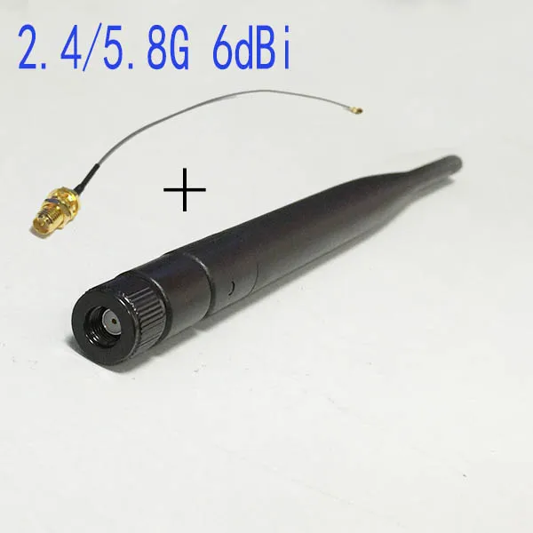 2.4ghz/5.8ghz 6dbi Gain Wifi Antenna Omni Rp-sma Male Connector Wireless + Rp-sma Female To Ipx Connector Cable 15cm For Router
2.4ghz/5.8ghz 6dbi Gain Wifi Antenna Omni Rp-sma Male Connector Wireless + Rp-sma Female To Ipx Connector Cable 15cm For Router