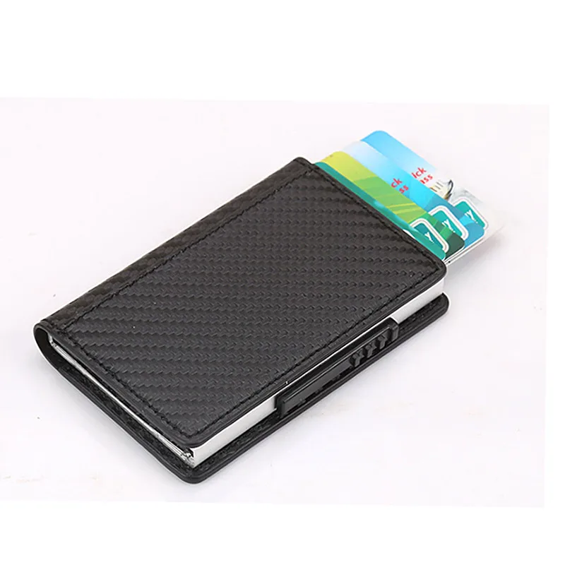 Fashion Men ID Credit Card Holder RFID Blocking 2021 Automatic Aluminum Metal Leather Cardholder Case Slim Wallet Man MiniPurse
Fashion Men ID Credit Card Holder RFID Blocking 2021 Automatic Aluminum Metal Leather Cardholder Case Slim Wallet Man MiniPurse