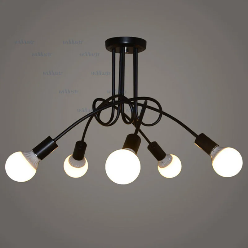 Modern Creative Iron Semi-Flush Mount Ceiling Lamp Restaurant Hotel Bedroom Sitting Room DiningRoom American Style Hanging Light
Modern Creative Iron Semi-Flush Mount Ceiling Lamp Restaurant Hotel Bedroom Sitting Room DiningRoom American Style Hanging Light