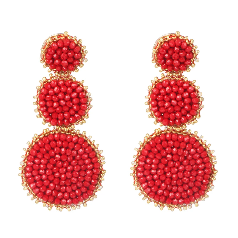 JUJIA Fashion Beads Handmade Geometric Wooden Big beaded drop Vintage Earrings For Women
JUJIA Fashion Beads Handmade Geometric Wooden Big beaded drop Vintage Earrings For Women