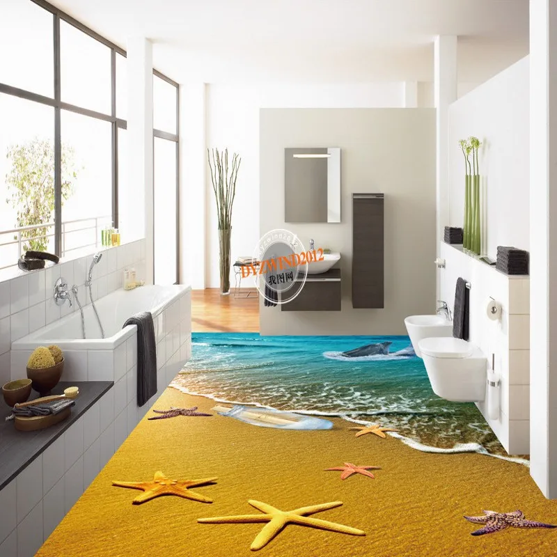 Free Shipping custom Sea World Dolphin 3D flooring photo wallpaper bedroom office studio floor wallpaper mural
Free Shipping custom Sea World Dolphin 3D flooring photo wallpaper bedroom office studio floor wallpaper mural