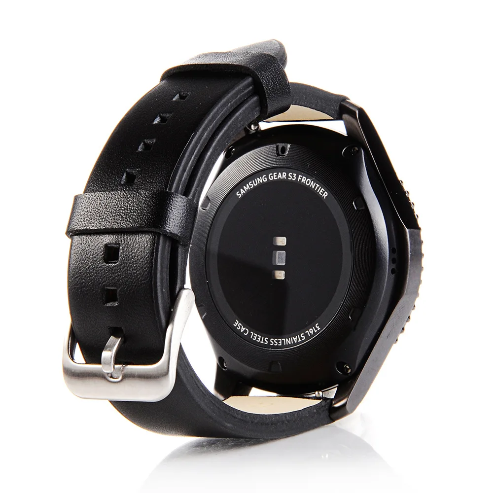 Ремешок из натуральной кожи для Samsung Gear S3 Classic Frontier 22 мм|leather watch band strap|watch strapband strap |