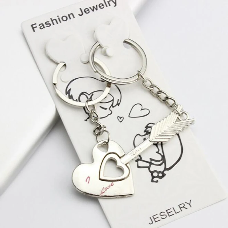 (20 pairs/lot) Car Keyring Lover Heart And Music Symbol Keychains Cupid's Arrow Couple Key Chain Valentine Wedding Gifts KC006
(20 pairs/lot) Car Keyring Lover Heart And Music Symbol Keychains Cupid's Arrow Couple Key Chain Valentine Wedding Gifts KC006